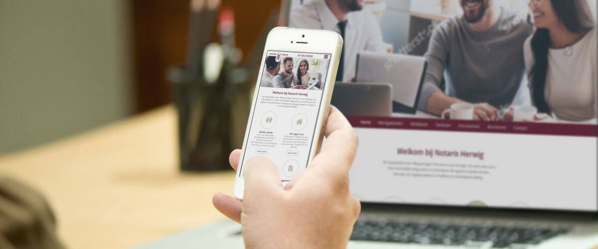 Notaris Herwig - Responsive website