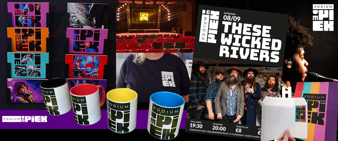 Poppodium De Piek - Logo met een vleugje nostalgie