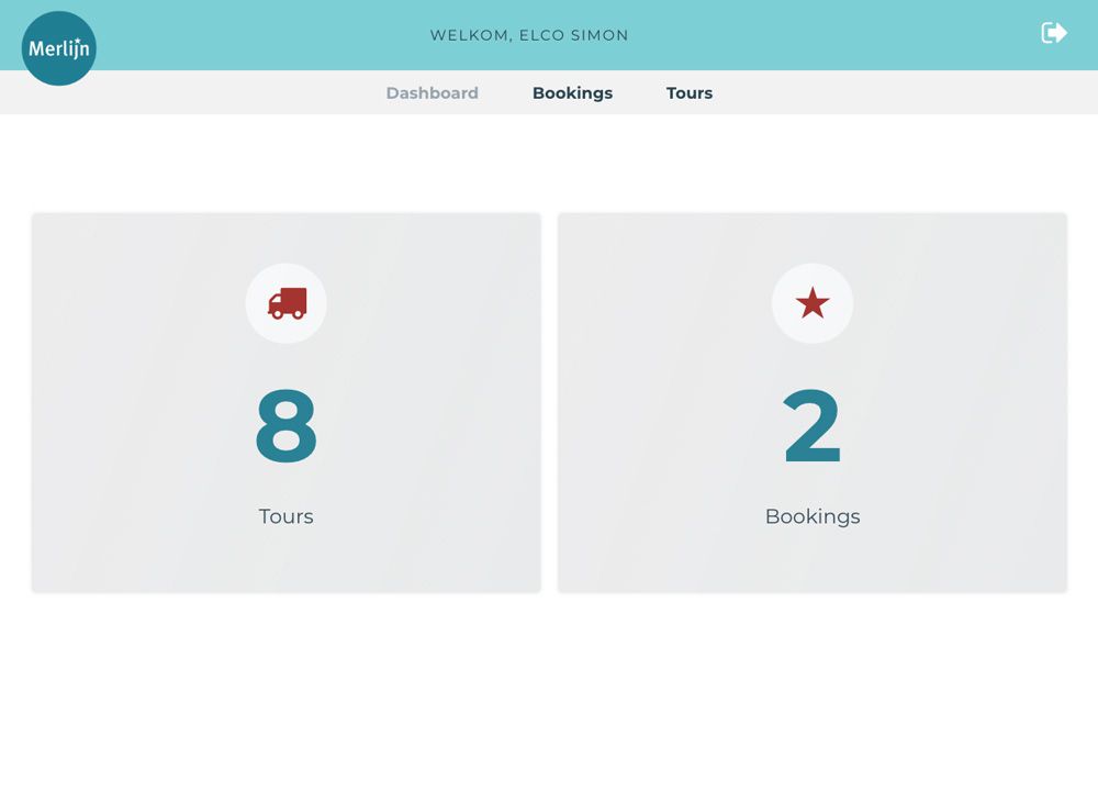 Frontoffice dashboard
