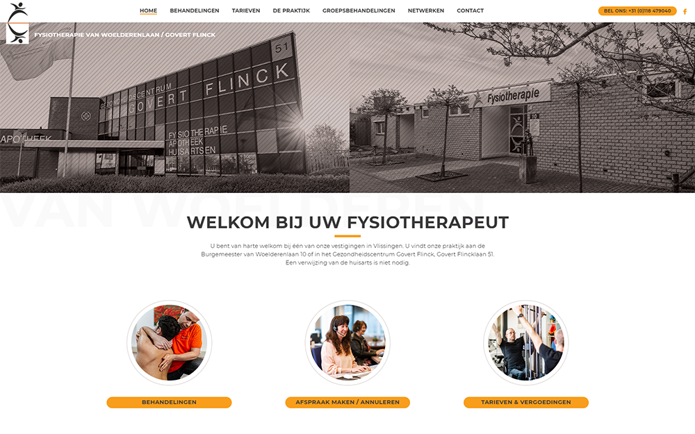 nieuwe website homepage ontwerp