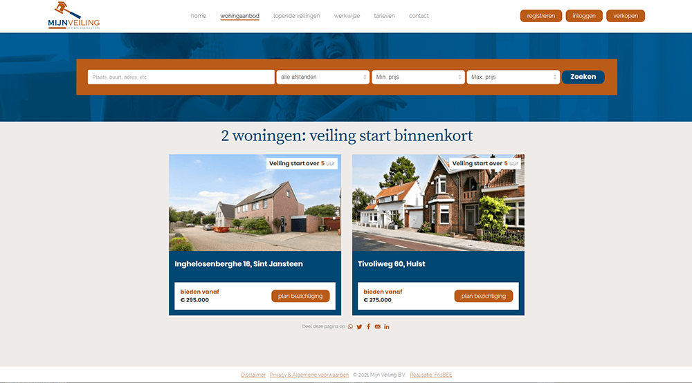 veilingobjecten Mijn Veiling