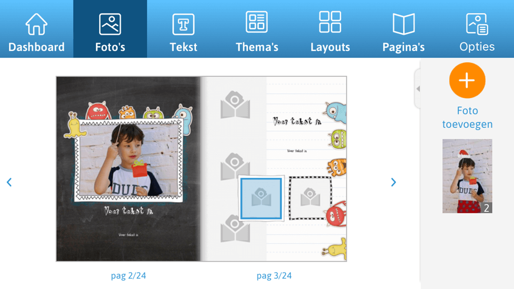 editor in de iOS en Android apps