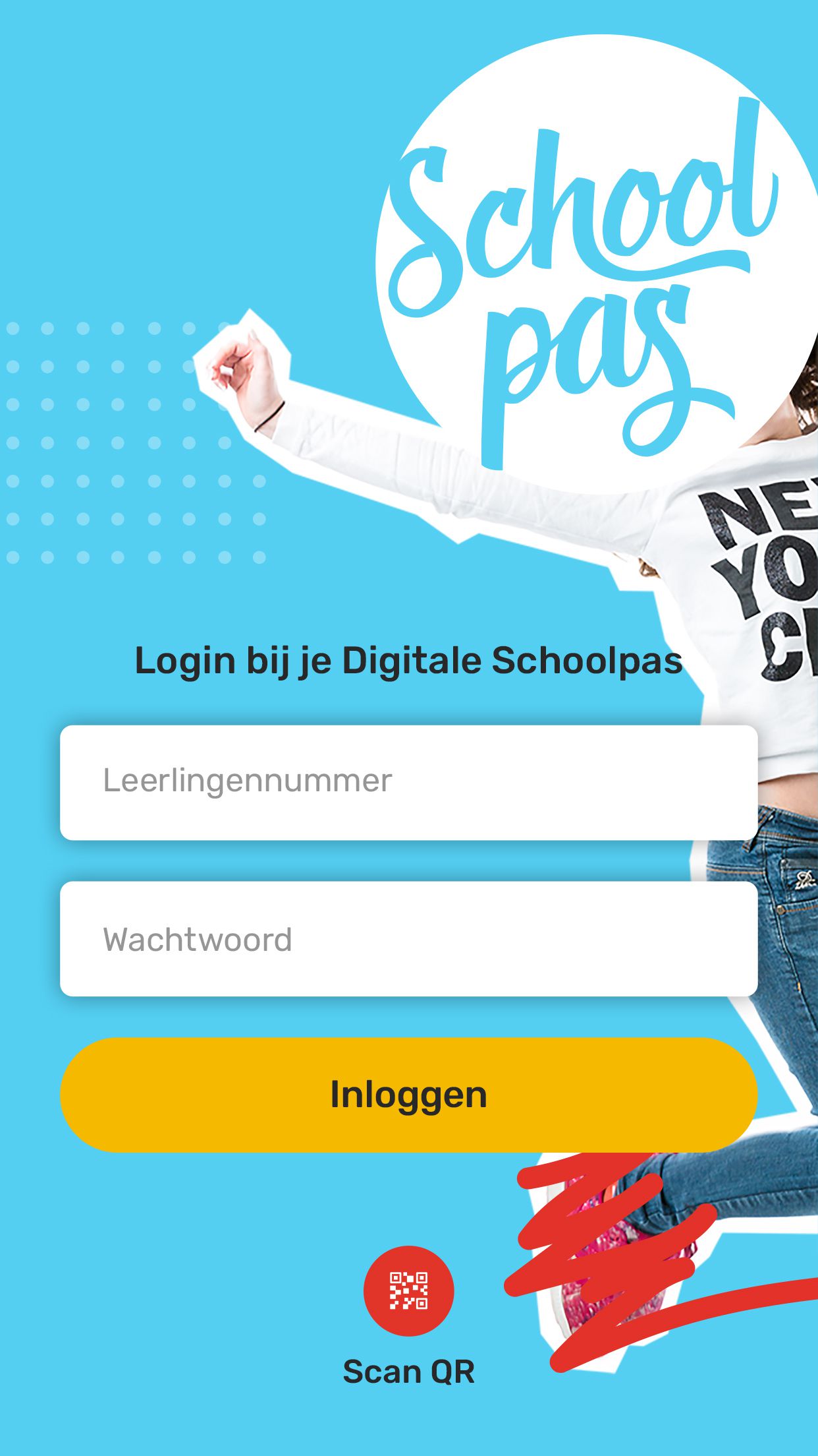 inlogscherm app