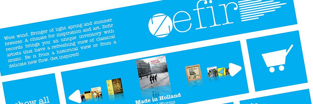 Zefir Records - Nieuwe website voor Zefir Records
