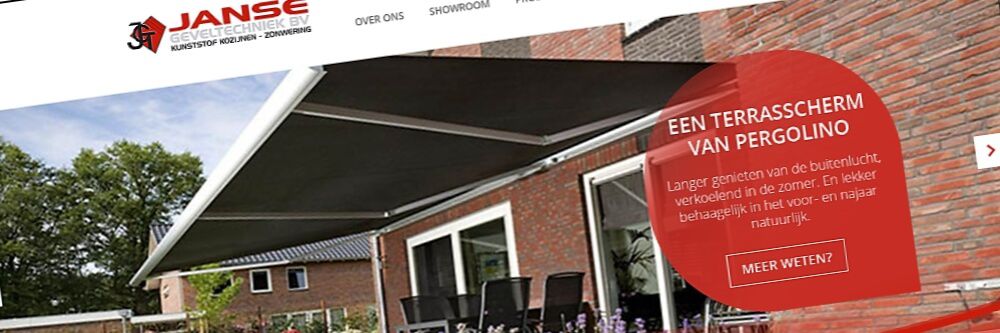 Janse Geveltechniek - Nieuwe responsive website
