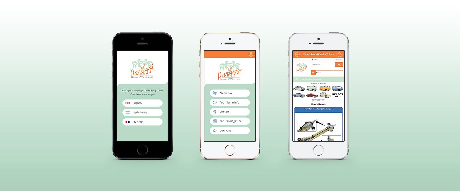 Paruzzi - webshop app