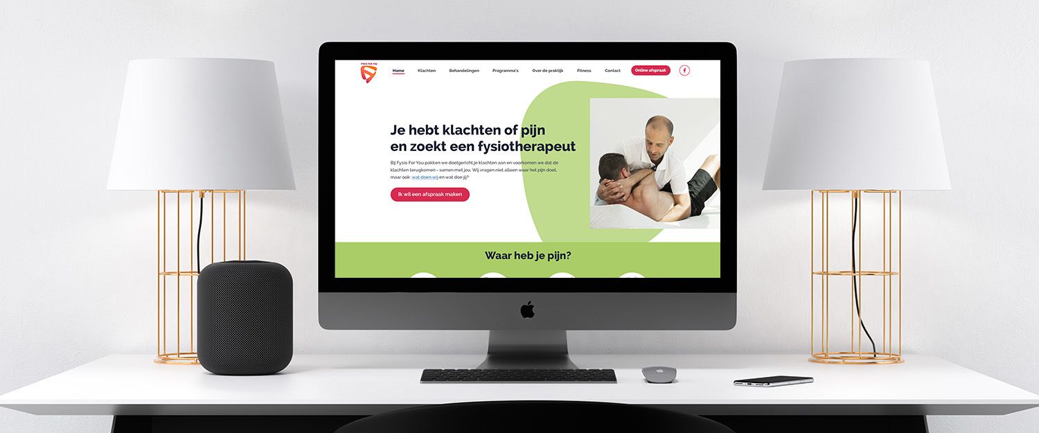 Fysio for You - website fysiotherapie