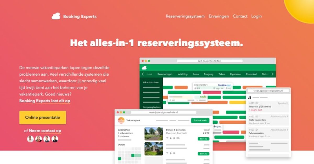 TOP-Recreatie - Koppeling Booking Experts