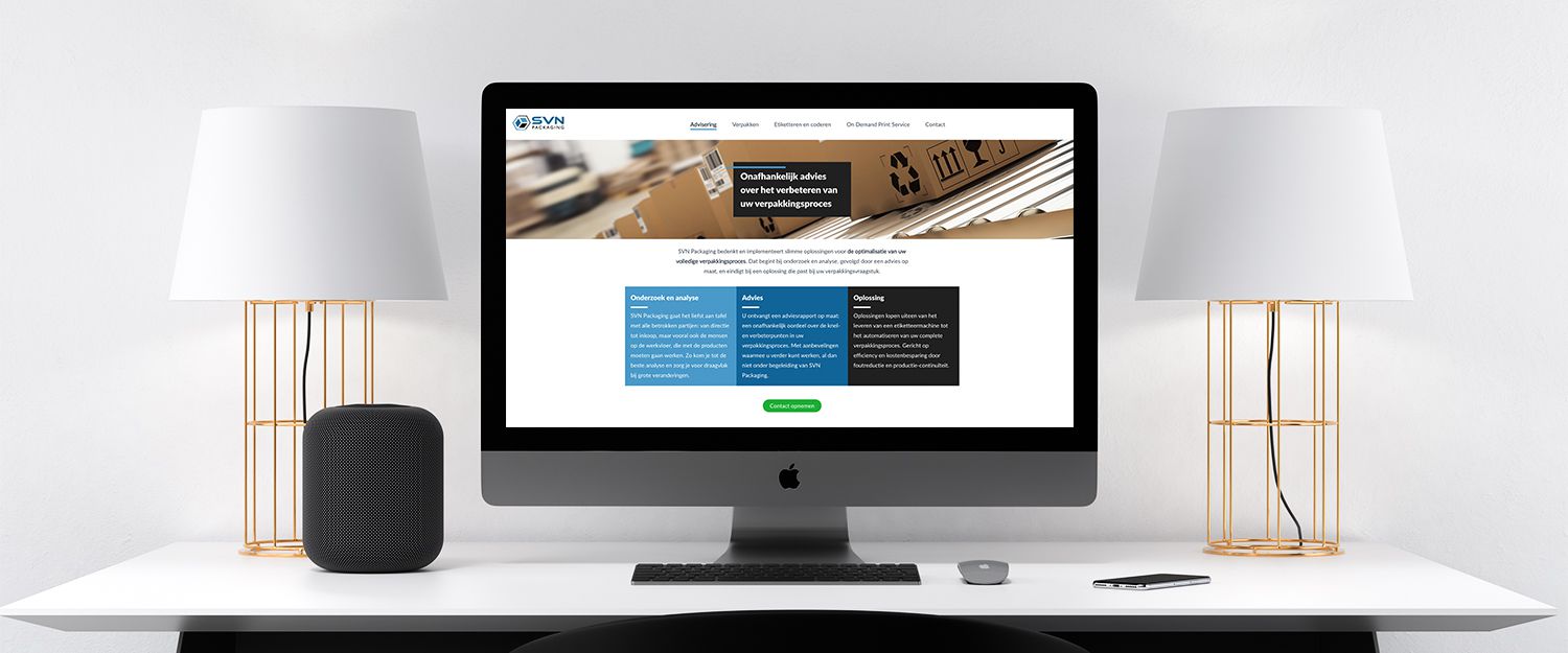 SVN Packaging - nieuwe website
