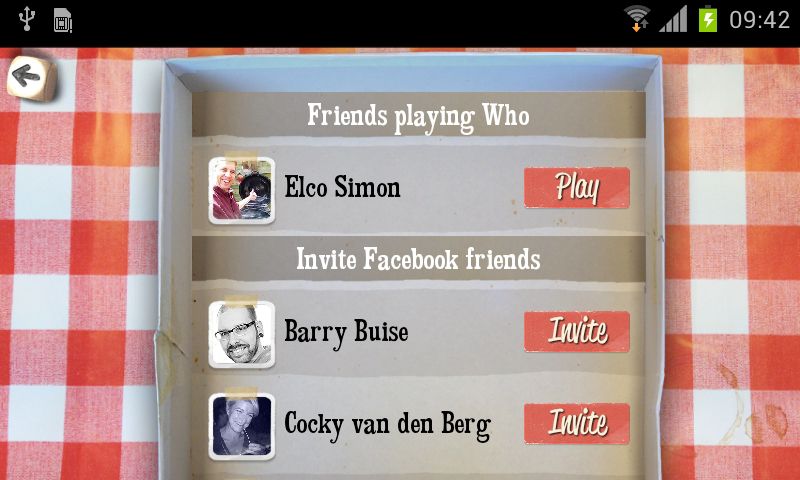 Kies nieuwe vrienden om mee te spelen in Who? the Game Kies nieuwe vrienden om mee te spelen in Who? the Game
