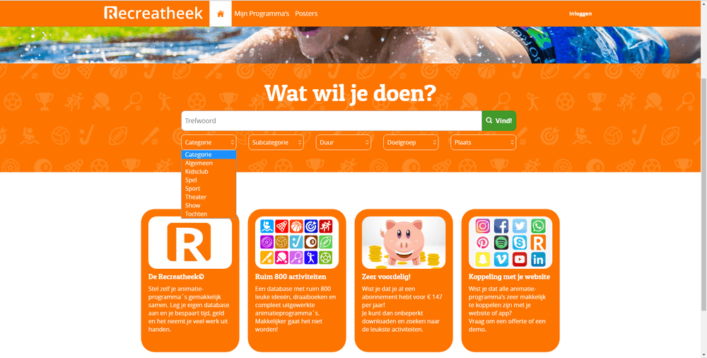 Homepage uitgelogd Homepage uitgelogd