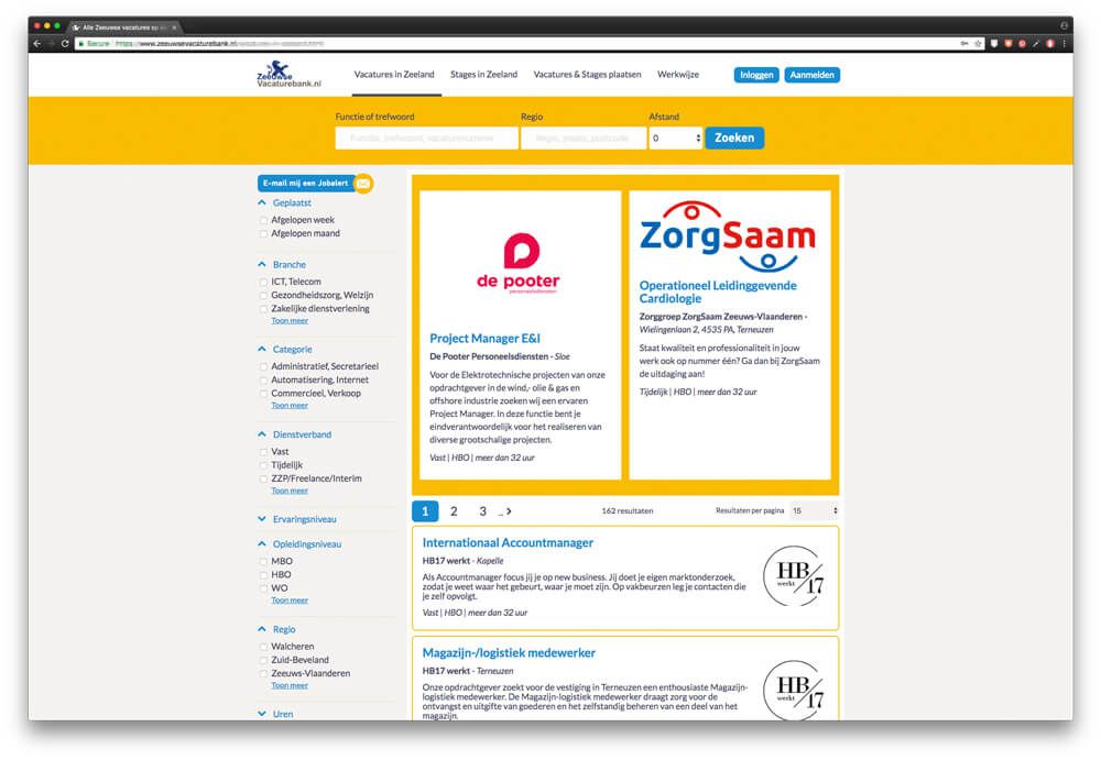 Vacatures in Zeeland op ZeeuwseVacaturebank.nl Vacatures in Zeeland op ZeeuwseVacaturebank.nl