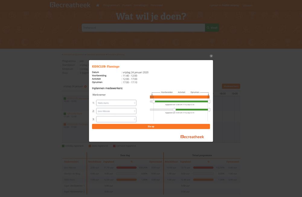 Inplannen medewerkers Inplannen medewerkers
