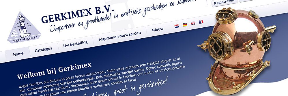 Gerkimex - Nieuwe website en back office oplossing
