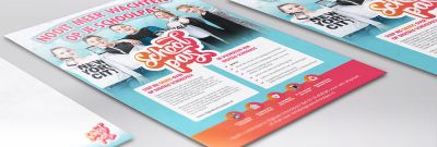 Digitale Schoolpas - Flyers voor scholen